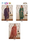 Aza By Vipul Soft Organza Designer Salwar Kameez Wholesale Shop In Surat

